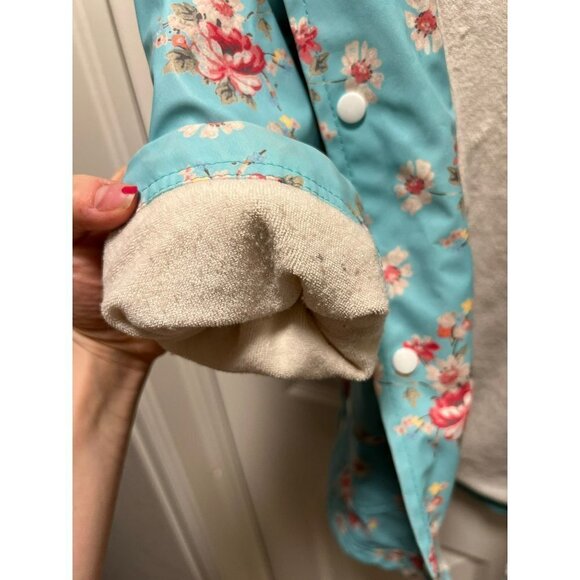 Powell Craft | Raincoat Blue Floral Sz 6-7 - Picture 5 of 7